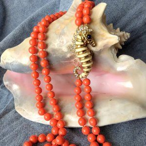J. Crew Seahorse Necklace